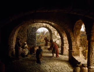 Nativity, nativity diorama, Spain, 20th century