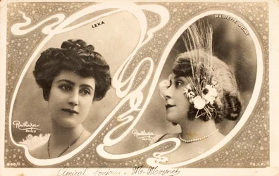 Old postcard/Mariette Sully (1874-1940)/Actress