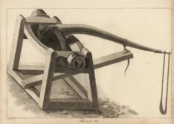 Onager, a type of catapult to project stones