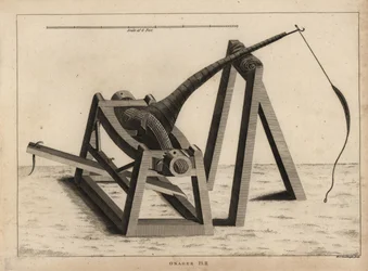 Onager, a Type of Catapult to Project Stones