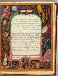 Pages from the Album Amicorum of Philipp Hainhofer, 1596-1633