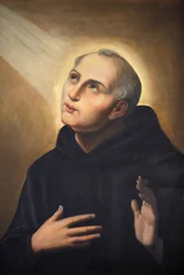 Painting in Basilica de San Juan de Dios, Granada, Spain