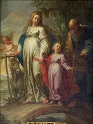 Parish Church. Interior. Epitaph. The Holy Family
