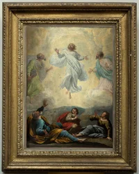 Parish Church (Parochiekerk Sint-Amandus en Sint-Blasius). Painting. Transfiguration of Jesus. Anonymous.