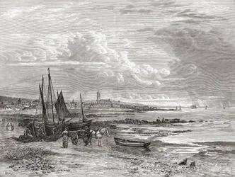 Penzance, Cornwall, England in the Late 19th Century, from Our Own Country Published 1898