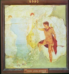 Perseus Freeing Andromeda, from the House of the Five Skeletons, Pompeii, c.30 AD