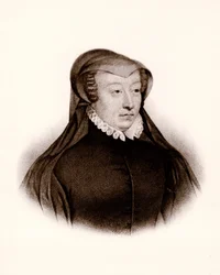 Portrait of Catherine de Medicis (Caterina de Medici) (1519-1589), Queen of France