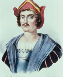 Portrait of Christopher Columbus (1441-1506) by Dolfino