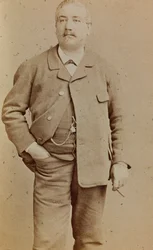 Portrait of Henri Foucart died in Glasgow on 31/12/1841, gym teacher of the Prince Imperial, director of the school Olympe