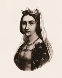 Portrait of Joan of France or Valois (1464-1505) Queen of France