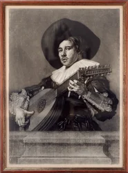 Portrait of a lute player