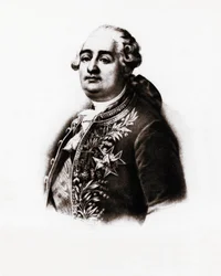 Portrait of the King of France Louis XVI Engraving of the 19th century