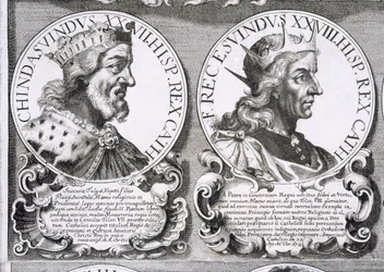 Portraits of Chindasuinth and Recceswinth
