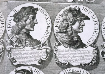 Portraits of Fruela II and Alfonso IV