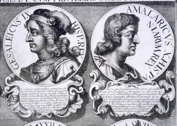 Portraits of Gesalec and Amalaric