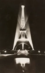 Postcard/Eiffel Tower/Paris/Seine/Ile de France/France