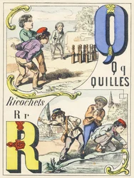 Q R: Skittles, Ricochets - Games Alphabet