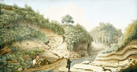 Road Leading from Grotto of Pausilipo to Pianura, Kingdom of Naples
