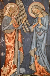 Saint-Pierre-le-Jeune Protestant Church, Fresco, Strasbourg, France