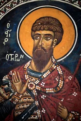 Saint Theodore Tiron Byzantine Fresco