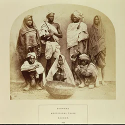 Saonras, an Aboriginal Tribe from Saugor, Central India, No. 355 from 