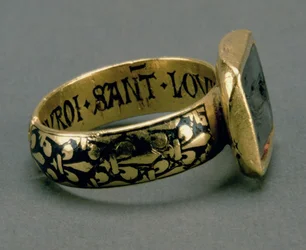 Signet ring of King Louis IX of France (St. Louis) (1215-70)