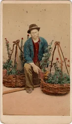 Portrait of a florist, Venice