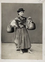 Small Trades: Portrait of Water Carrier, Venice - 19th Century