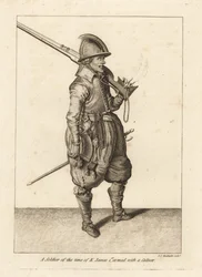 Soldier of the Time of King James I Armed with a Caliver or Arquebus