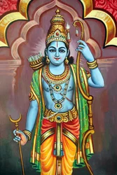 Sri Vadapathira Kaliamman Hindu temple. Avatar of Vishnu. Lord Rama, 7th incarnation. Singapore