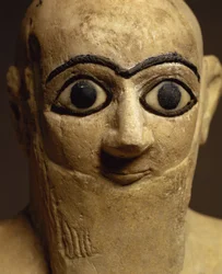Statuette of the official or steward Ebih-Il worshipping the goddess Ishtar (detail)
