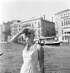 The Actress Corinne Marchand - Venice - 1963
