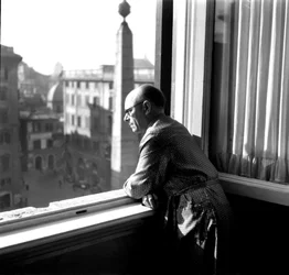 The Politician and Statesman Umberto Terracini, President of Costituente - Rome - 1947