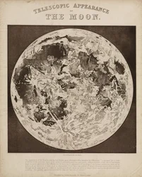 Telescopic Appearance of the Moon, c. 1851