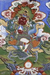Temple of the Thousand Buddhas, Dashang Kagyu Ling congregation: Guardian of the temple, La Boulaye, France