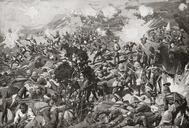 The Battle of Spion Kop, Tugela River, Natal, South Africa, 23-24 January 1900 during the second Boer War