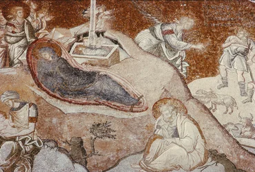The Nativity, from the Chora Monastery, Byzantine, c.14th century