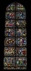 The Passion, Lancet Window in the West Facade