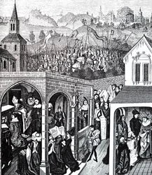 The coronation of Philip II of France.