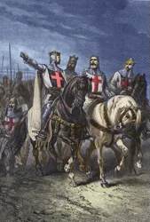 The leaders of the first crusade: Godefroy de Bouillon