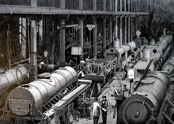 The Manufacture Floor of the Robert Stephenson and Company