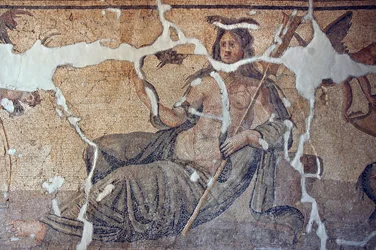 Thetis among the Fish Mosaic, from Iskenderum, Turkey