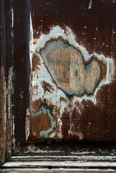 Time marks. Abstract art showing forms as a witness of passing time. Photography by Michel Lunardelli