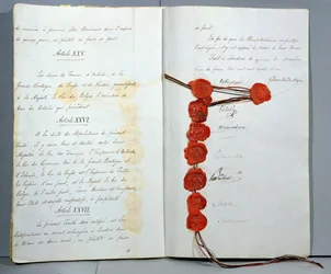 Treaty Establishing Belgium as a Sovereign State, Signed 15th November 1831 at the London Conference