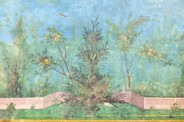 Triclinium of the House of Livia, fresco, 20 - 10 BC, National Museum of Rome (Museo Nazionale Romano), Rome, Italy