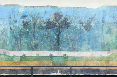 Triclinium of the House of Livia, fresco, 20 - 10 BC, National Museum of Rome (Museo Nazionale Romano), Rome, Italy
