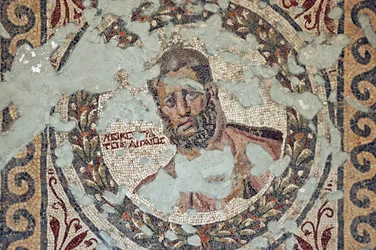 Two Athletes Mosaic, from Samandagi, Turkey