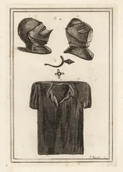 Two Views of a Singular Helmet in the Tower of London