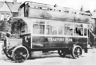 United Kingdom: The Trafford Park Bus, Eccles, c1910
