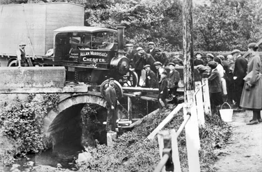 Steam Wagon Accident, Cheshire